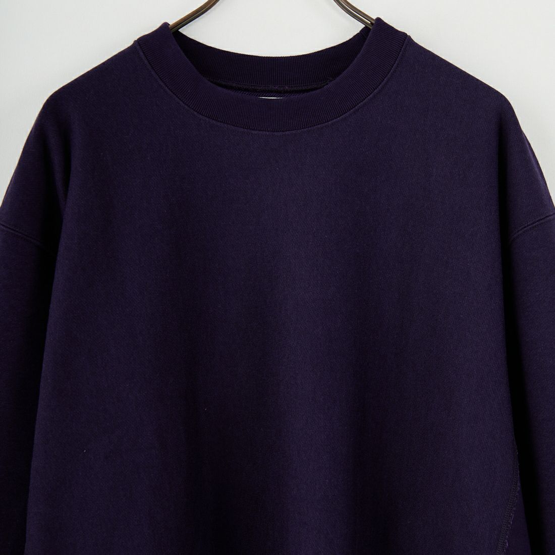 blurhms ROOTSTOCK [ブラームス ルーツストック] ソフト&ハードスウェット クルーネックワイドプルオーバー [BROOTS24F26F25] 04 D.PURPL