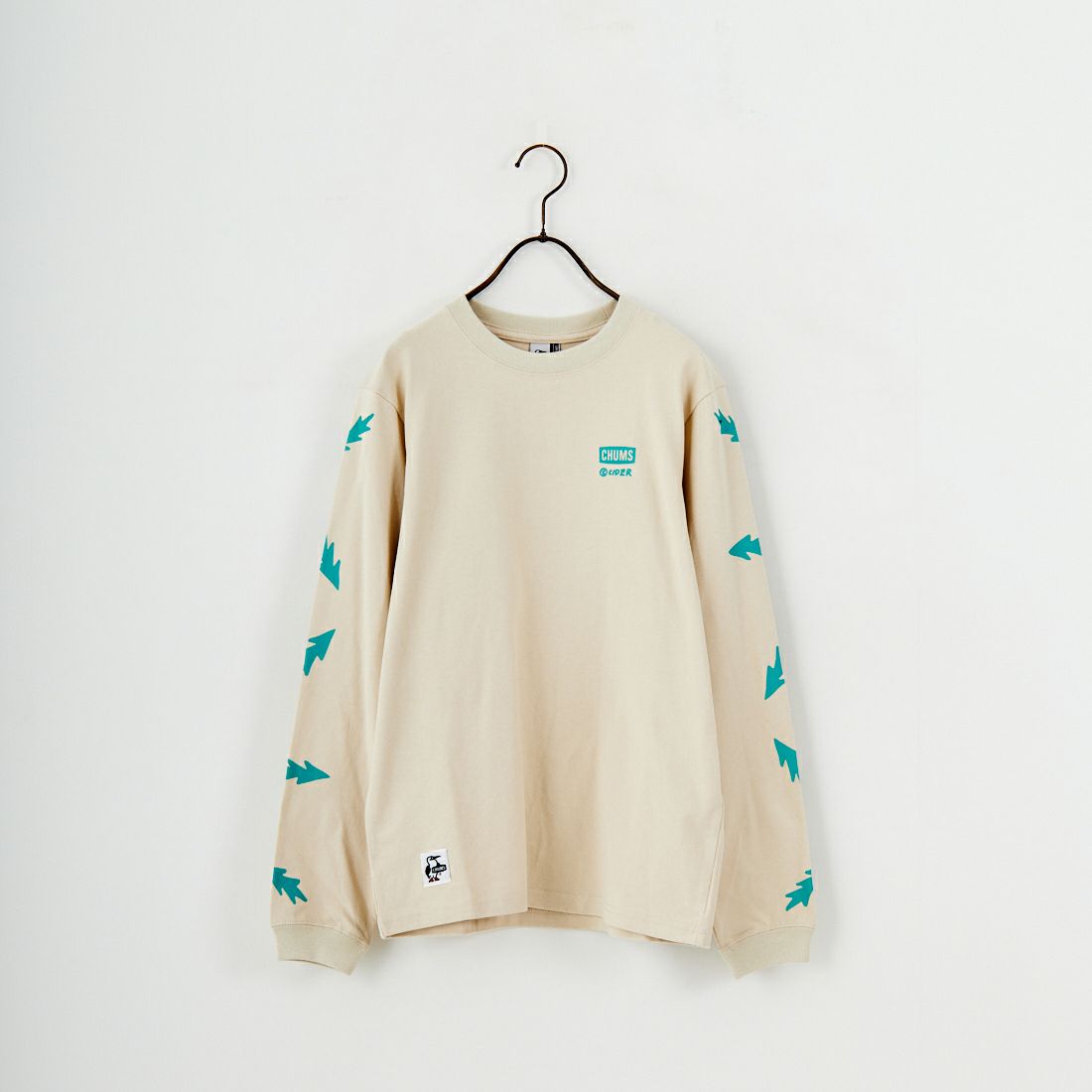 CHUMS [チャムス] パターンブラッシュドロングスリーブTシャツ [CH11-2636] G057 GREIG