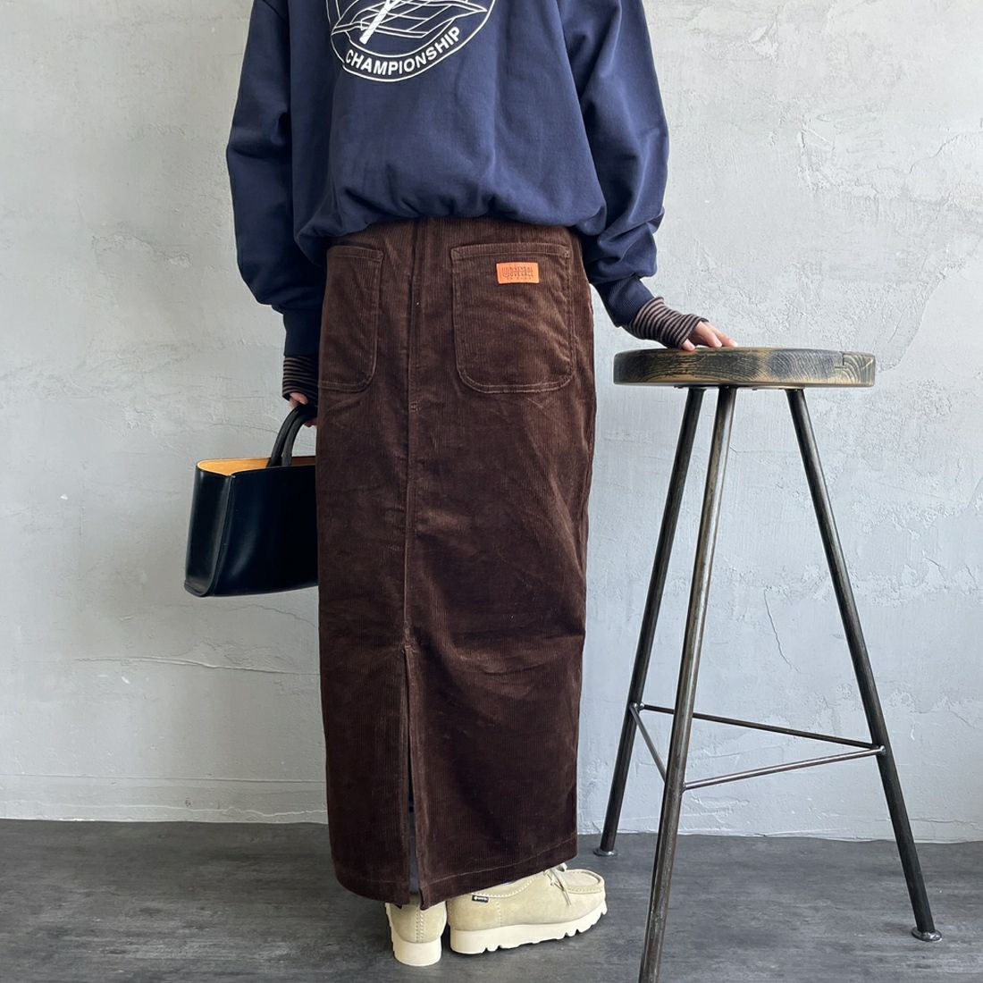 BROWN&&モデル身長：158cm 着用サイズ：S&&