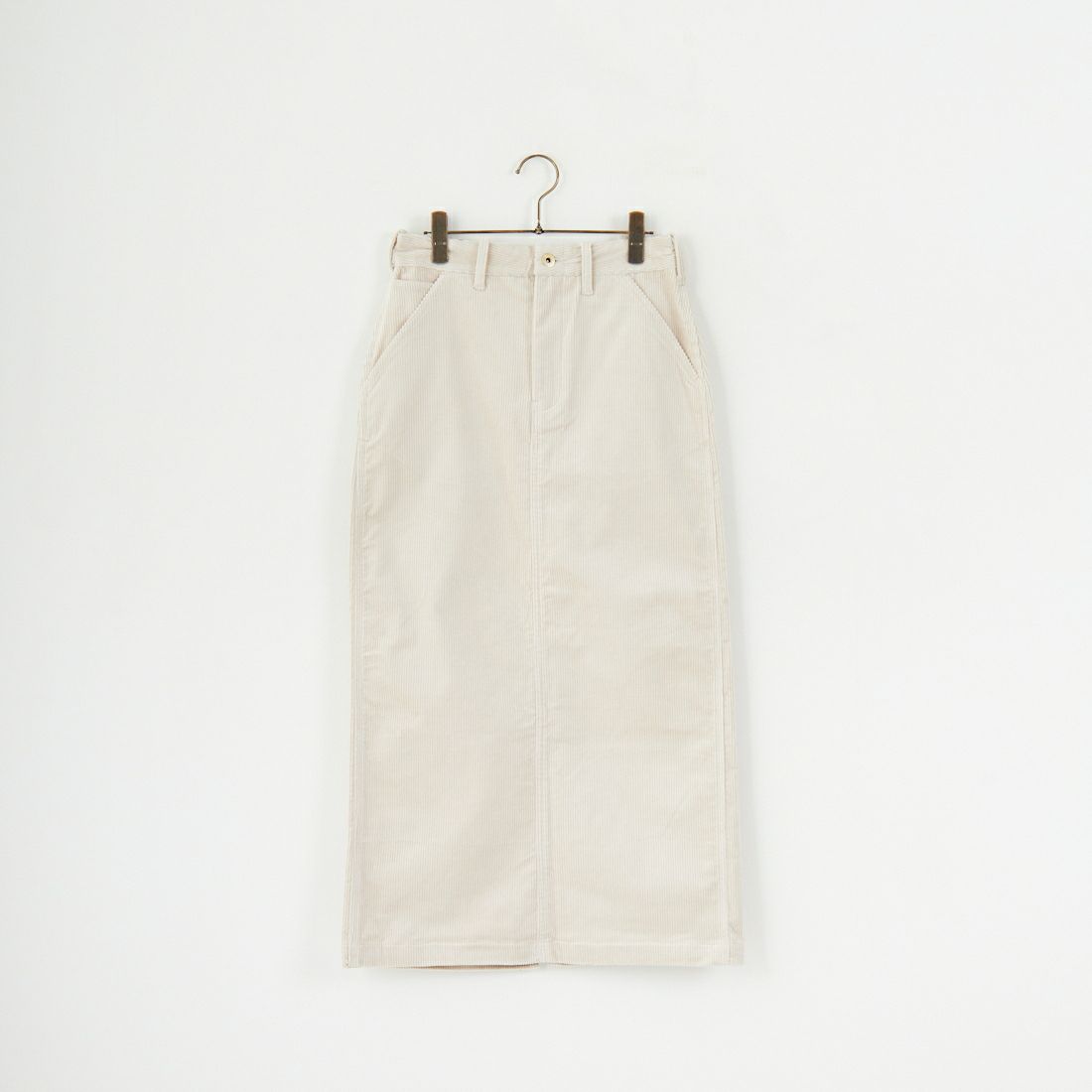 UNIVERSAL OVERALL [ユニバーサルオーバーオール] 別注 コーデュロイナロースカート [U2532767IN-JF] GREIGE