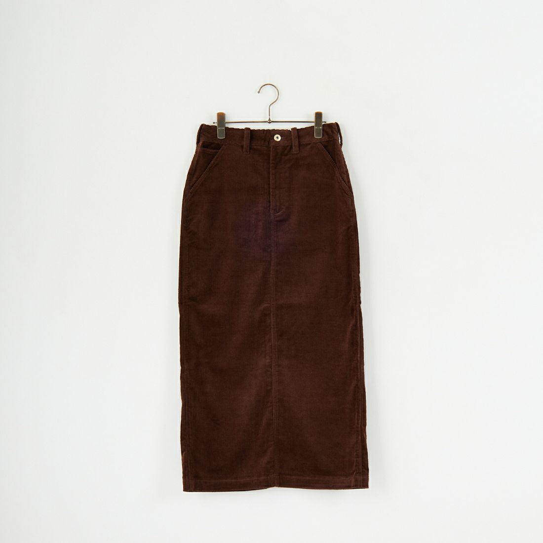 UNIVERSAL OVERALL [ユニバーサルオーバーオール] 別注 コーデュロイナロースカート [U2532767IN-JF] BROWN