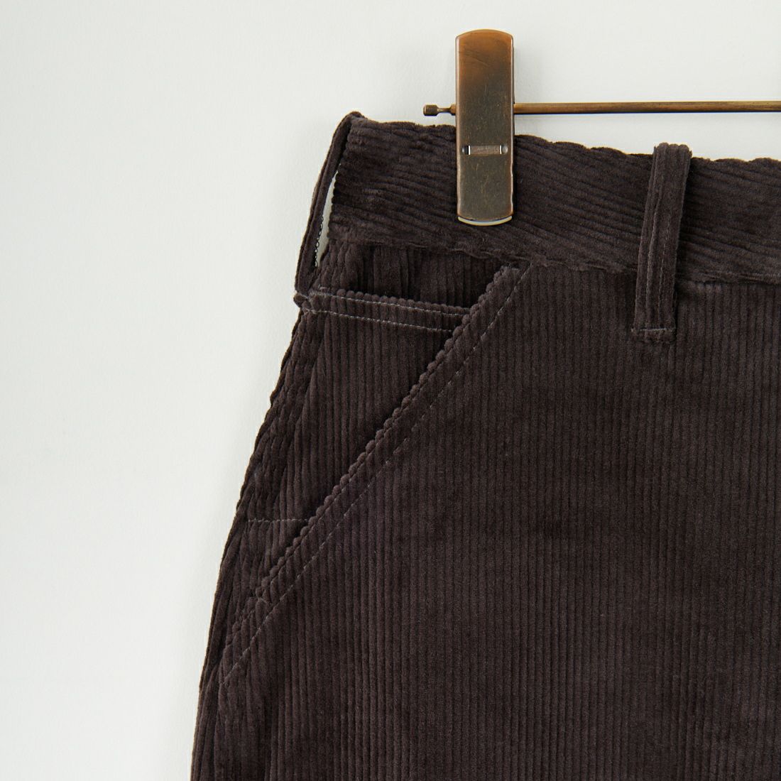 UNIVERSAL OVERALL [ユニバーサルオーバーオール] 別注 コーデュロイナロースカート [U2532767IN-JF] CHARCOAL