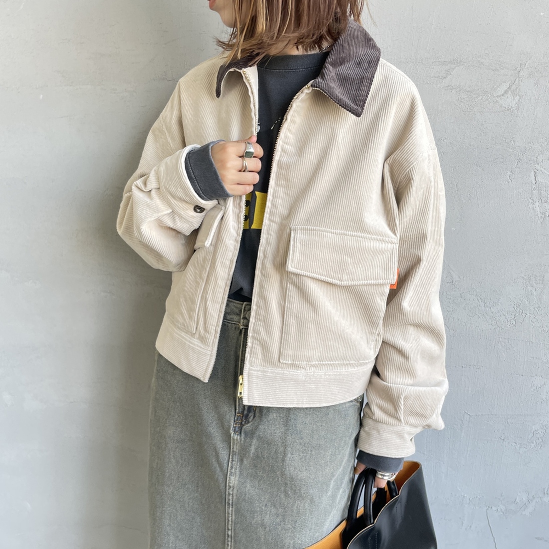 GREIGE&&モデル身長：158cm 着用サイズ：F&&