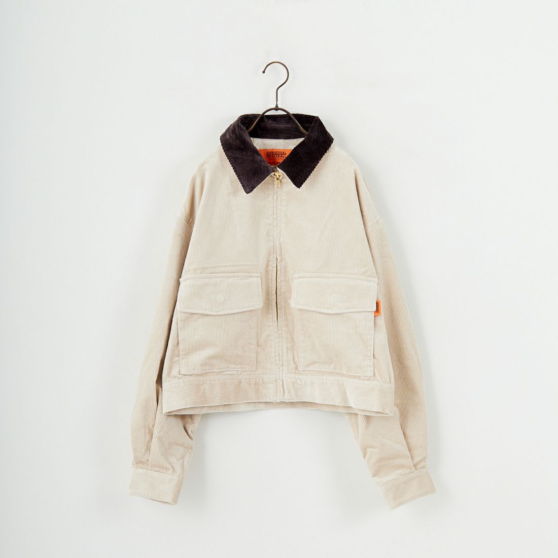 UNIVERSAL OVERALL [ユニバーサルオーバーオール] 別注 ショート丈ワークジャケット [U2532472IN-JF] GREIGE