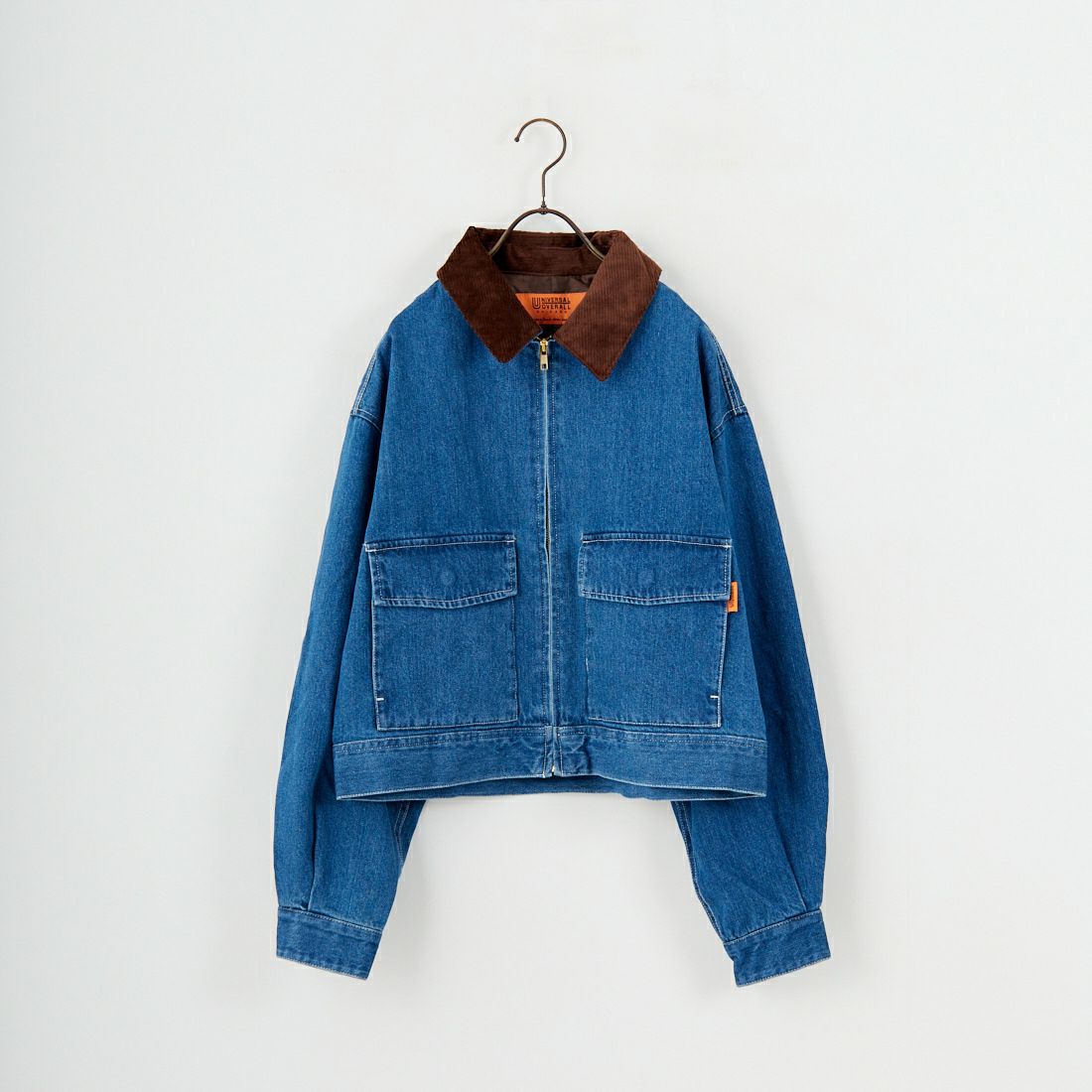 UNIVERSAL OVERALL [ユニバーサルオーバーオール] 別注 ショート丈ワークジャケット [U2532472IN-JF] INDIGO