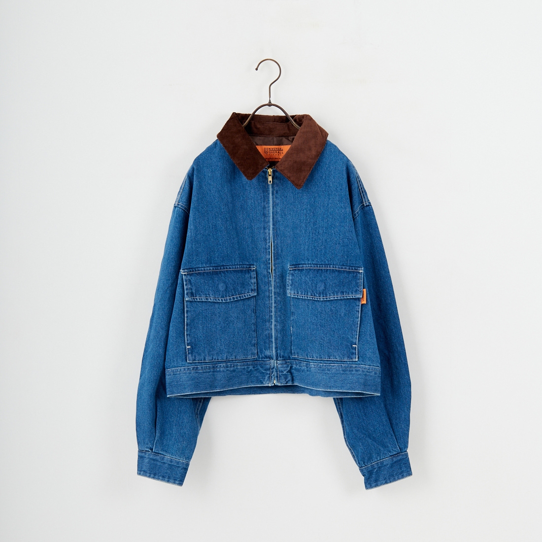 UNIVERSAL OVERALL [ユニバーサルオーバーオール] 別注 ショート丈ワークジャケット [U2532472IN-JF] INDIGO