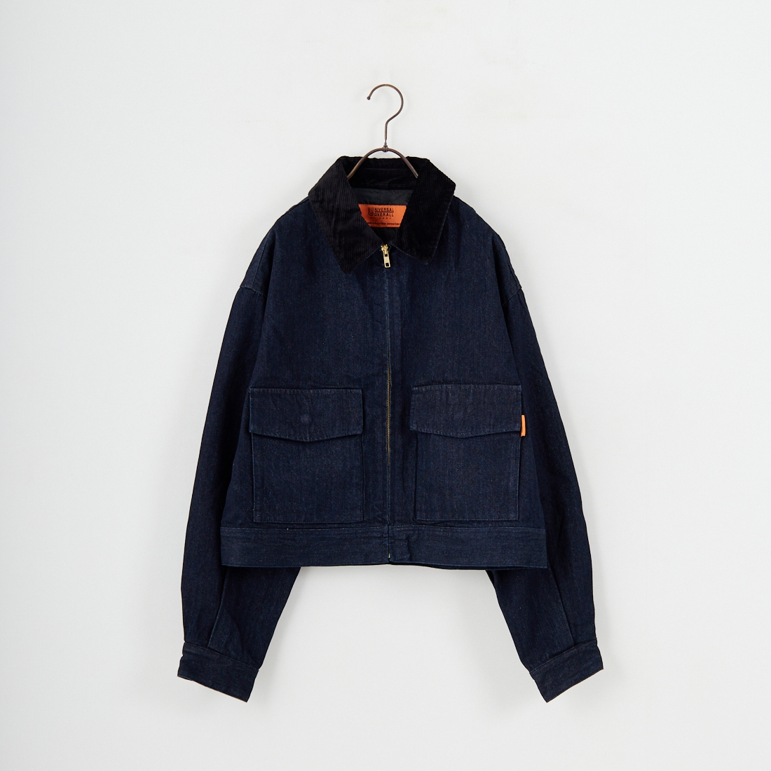 UNIVERSAL OVERALL [ユニバーサルオーバーオール] 別注 ショート丈ワークジャケット [U2532472IN-JF] O.W