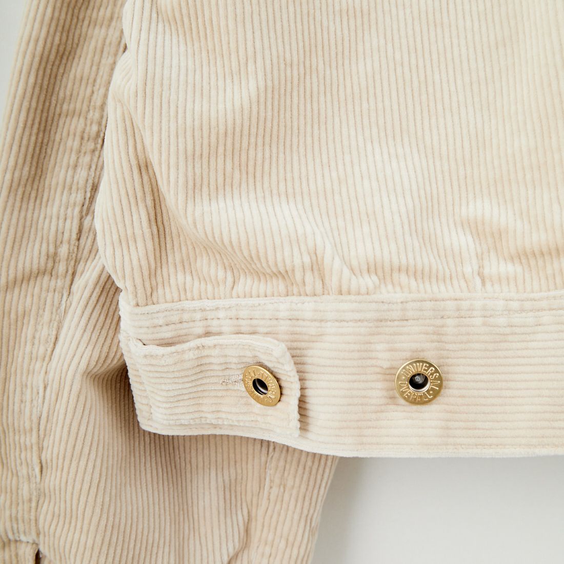 UNIVERSAL OVERALL [ユニバーサルオーバーオール] 別注 ショート丈ワークジャケット [U2532472IN-JF] GREIGE