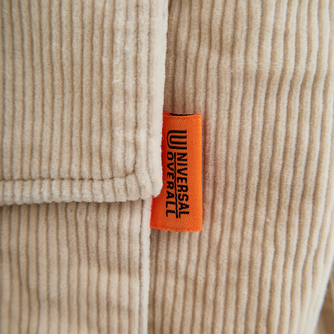 UNIVERSAL OVERALL [ユニバーサルオーバーオール] 別注 ショート丈ワークジャケット [U2532472IN-JF] GREIGE