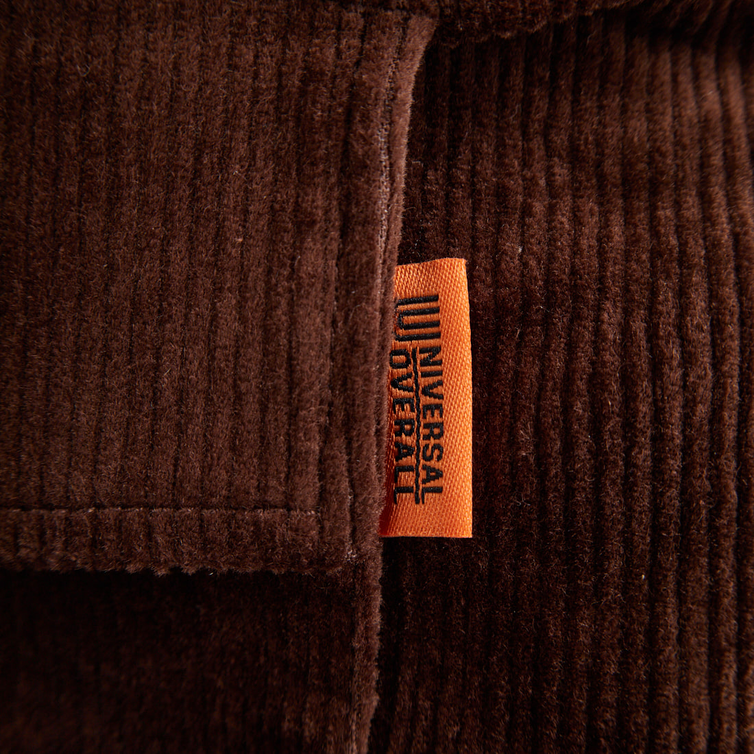 UNIVERSAL OVERALL [ユニバーサルオーバーオール] 別注 ショート丈ワークジャケット [U2532472IN-JF] BROWN