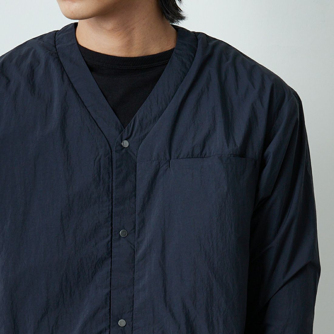 MIZUNO [ミズノ] ブレスサーモ サーマルメッシュノーカラージャケット [B2MEC504] 09 ﾌﾞﾗｯｸ