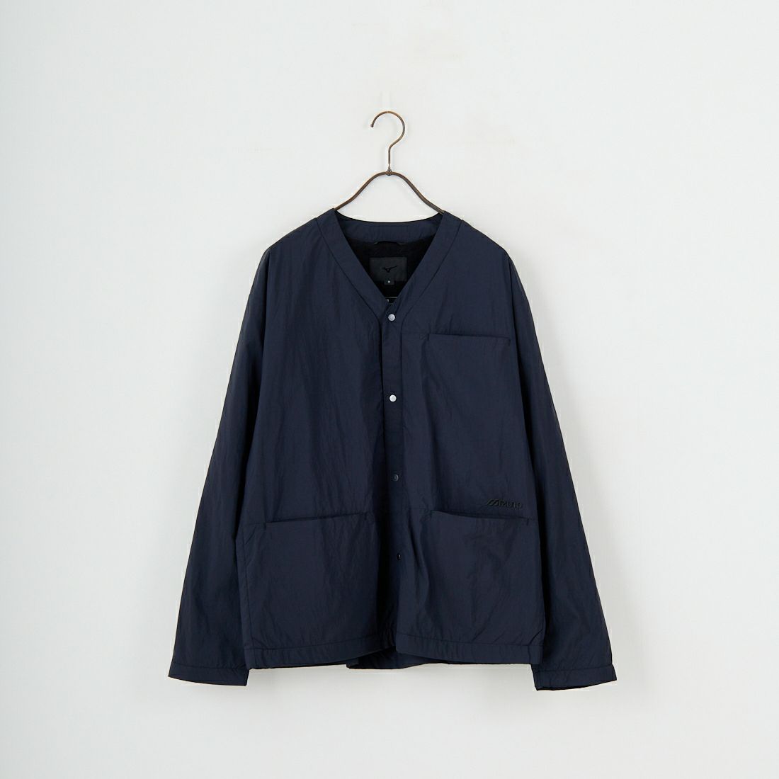 MIZUNO [ミズノ] ブレスサーモ サーマルメッシュノーカラージャケット [B2MEC504] 09 ﾌﾞﾗｯｸ