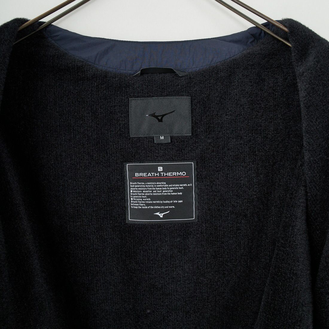MIZUNO [ミズノ] ブレスサーモ サーマルメッシュノーカラージャケット [B2MEC504] 09 ﾌﾞﾗｯｸ
