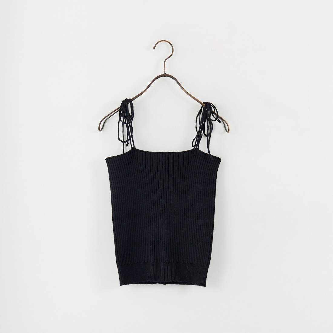nenom [ネノム] マルチWAY フロントボタンリブニットビスチェ [NE25131033] 09 BLACK