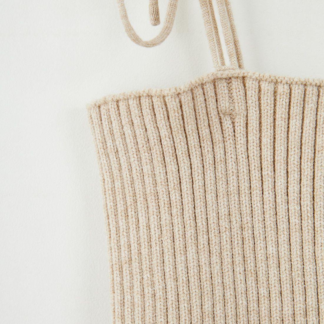 nenom [ネノム] マルチWAY フロントボタンリブニットビスチェ [NE25131033] 22 BEIGE