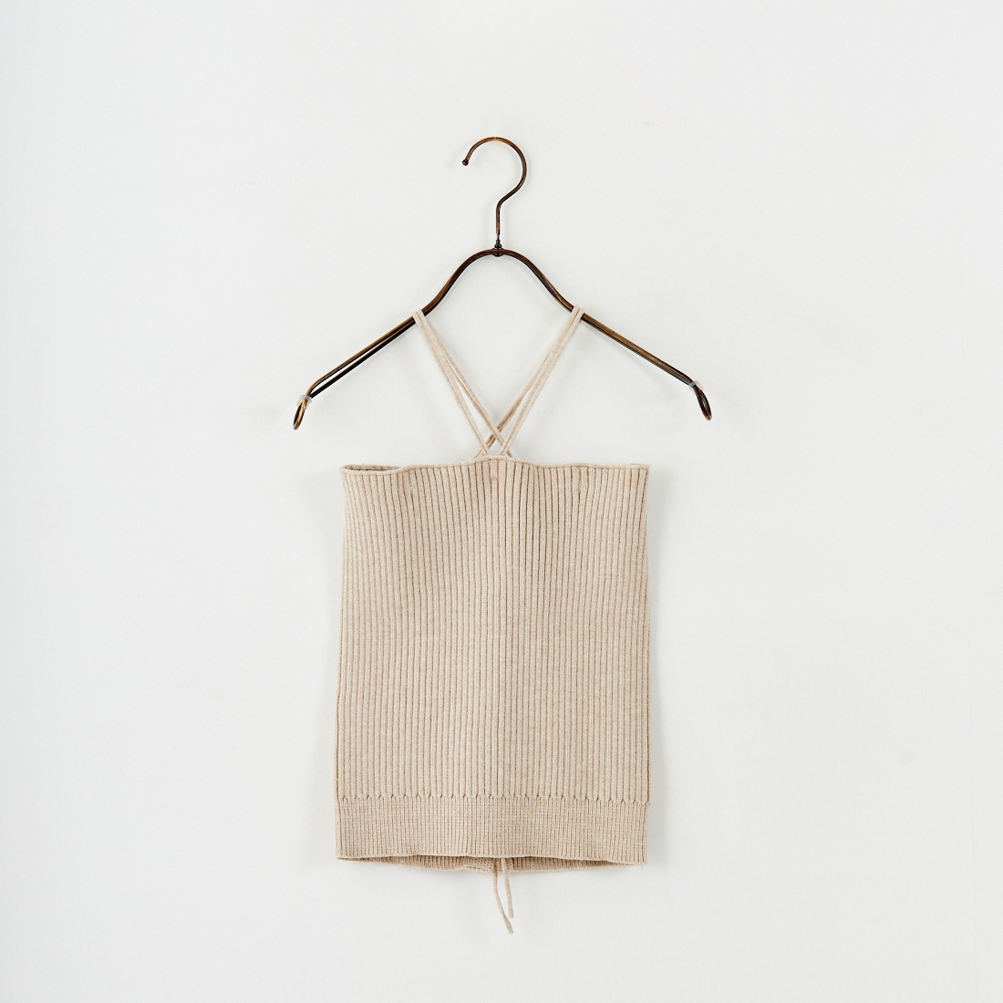 nenom [ネノム] マルチWAY フロントボタンリブニットビスチェ [NE25131033] 22 BEIGE