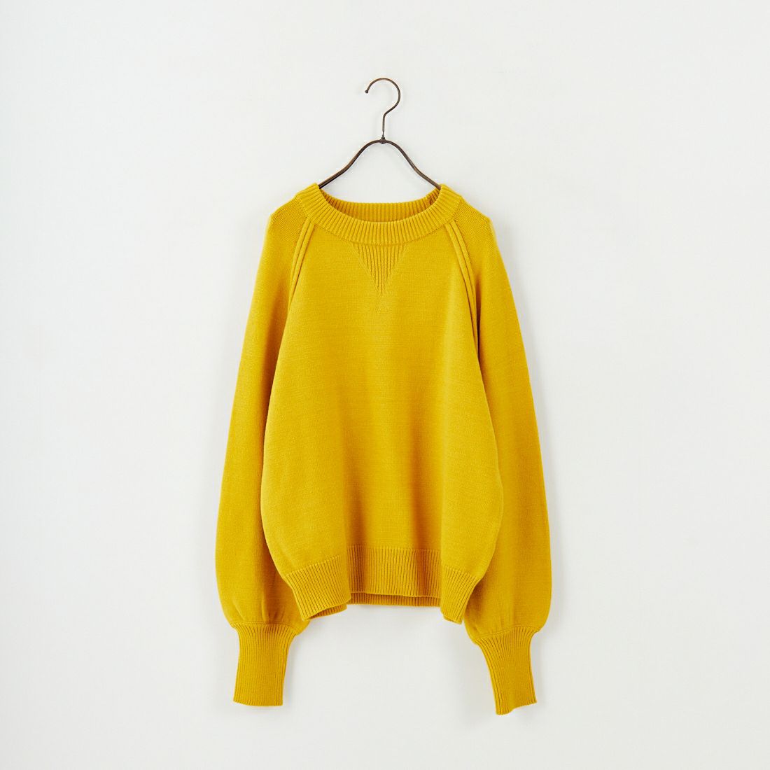 nenom [ネノム] スウェットライクニットプルオーバー [NE24131038] 31 YELLOW