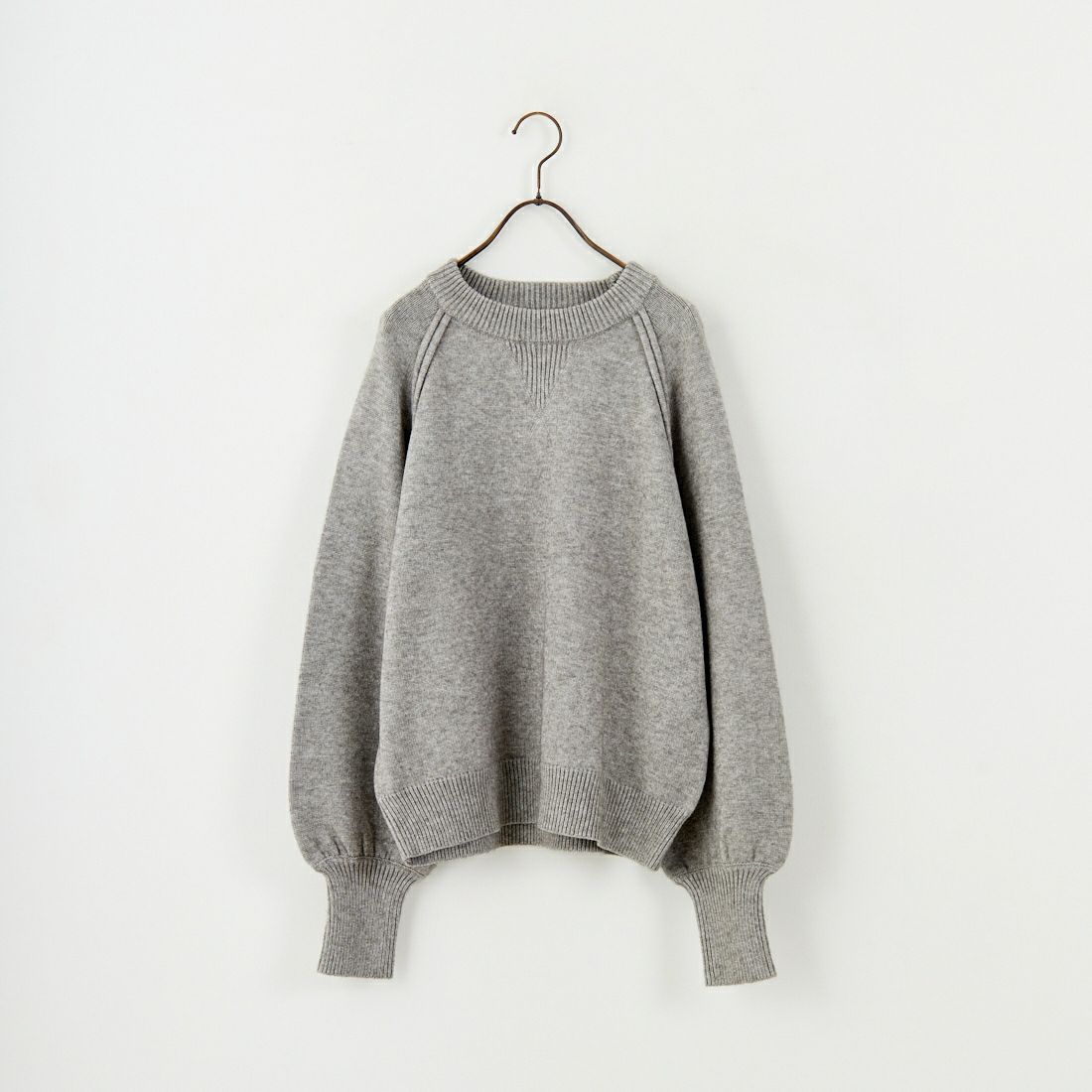 nenom [ネノム] スウェットライクニットプルオーバー [NE24131038] 07 GRAY