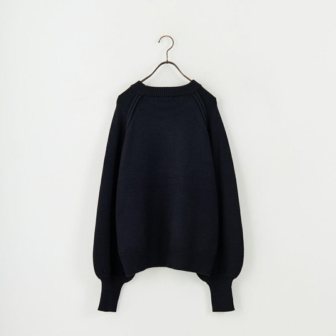 nenom [ネノム] スウェットライクニットプルオーバー [NE24131038] 09 BLACK