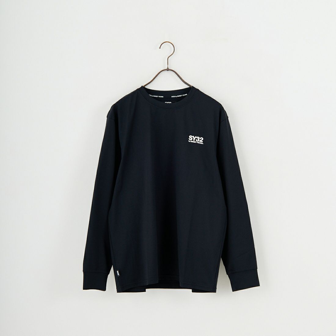SY32 [エスワイサーティトゥ] サークルロゴバックプリント ロングスリーブTシャツ [15502] BLACK