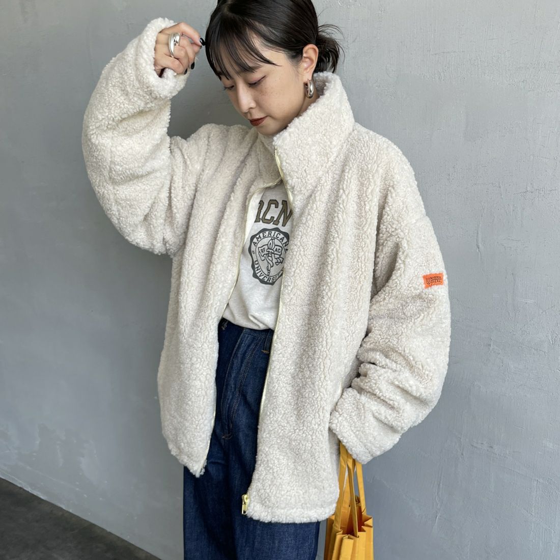 IVORY&&モデル身長：150cm 着用サイズ：F&&