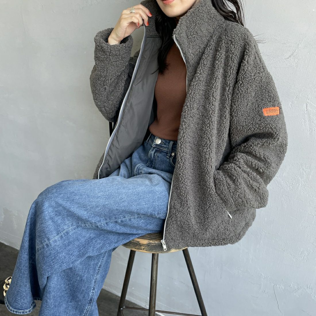 CHARCOAL&&モデル身長：160cm 着用サイズ：F&&