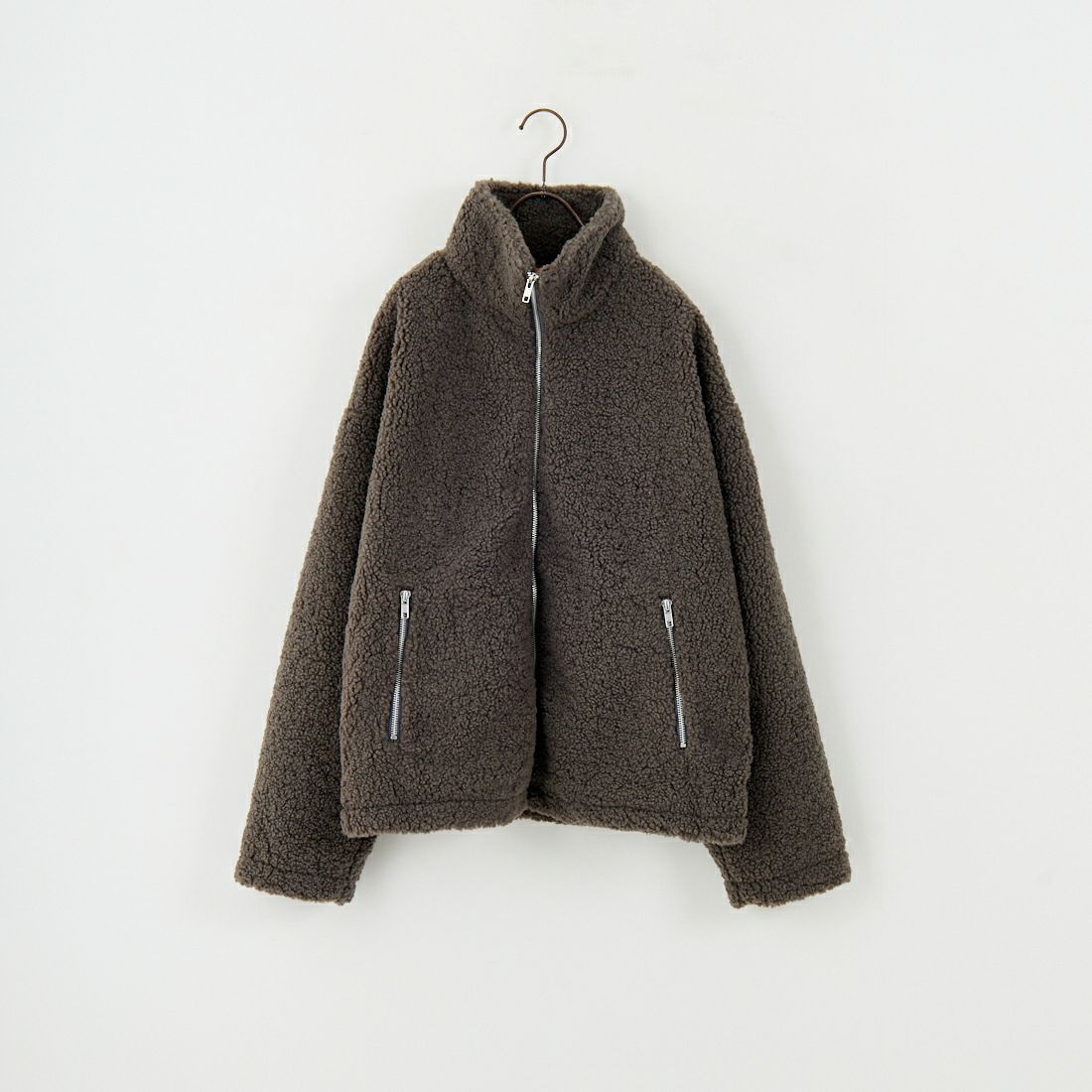 UNIVERSAL OVERALL [ユニバーサルオーバーオール] 別注 カールボアブルゾン [U2532400IN-JF] CHARCOAL