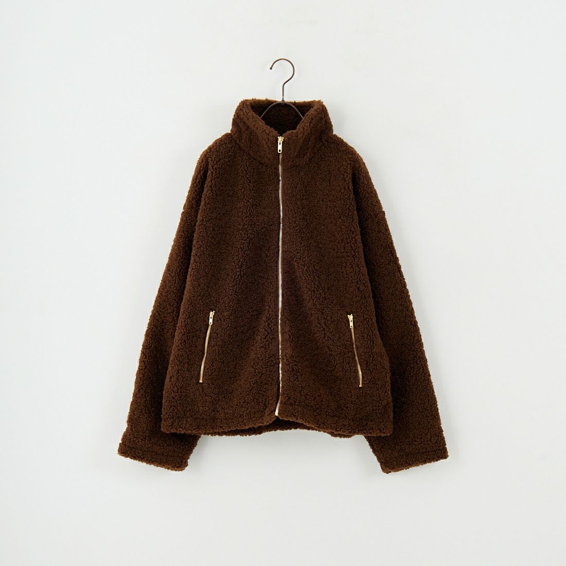 UNIVERSAL OVERALL [ユニバーサルオーバーオール] 別注 カールボアブルゾン [U2532400IN-JF] BROWN