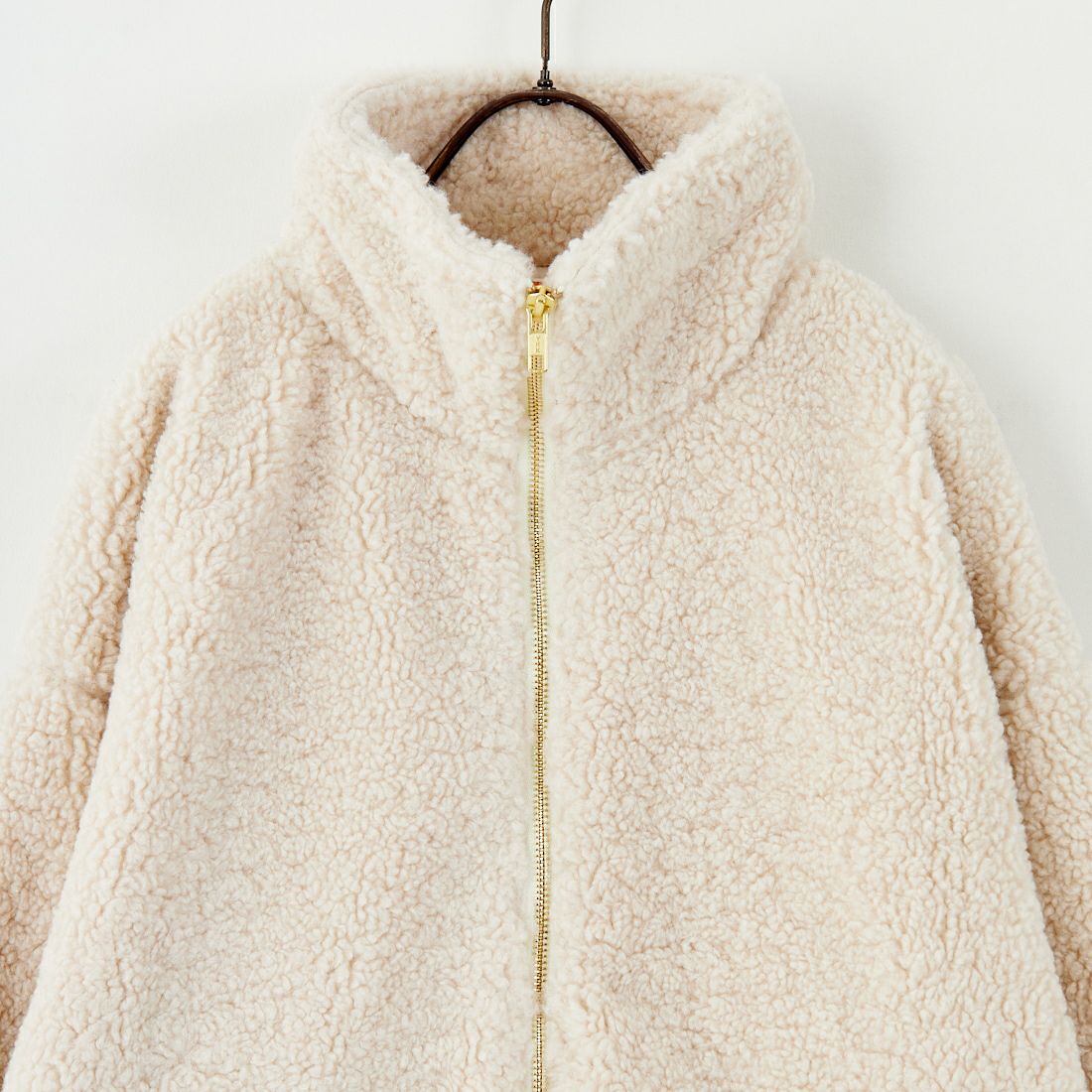 UNIVERSAL OVERALL [ユニバーサルオーバーオール] 別注 カールボアブルゾン [U2532400IN-JF] IVORY