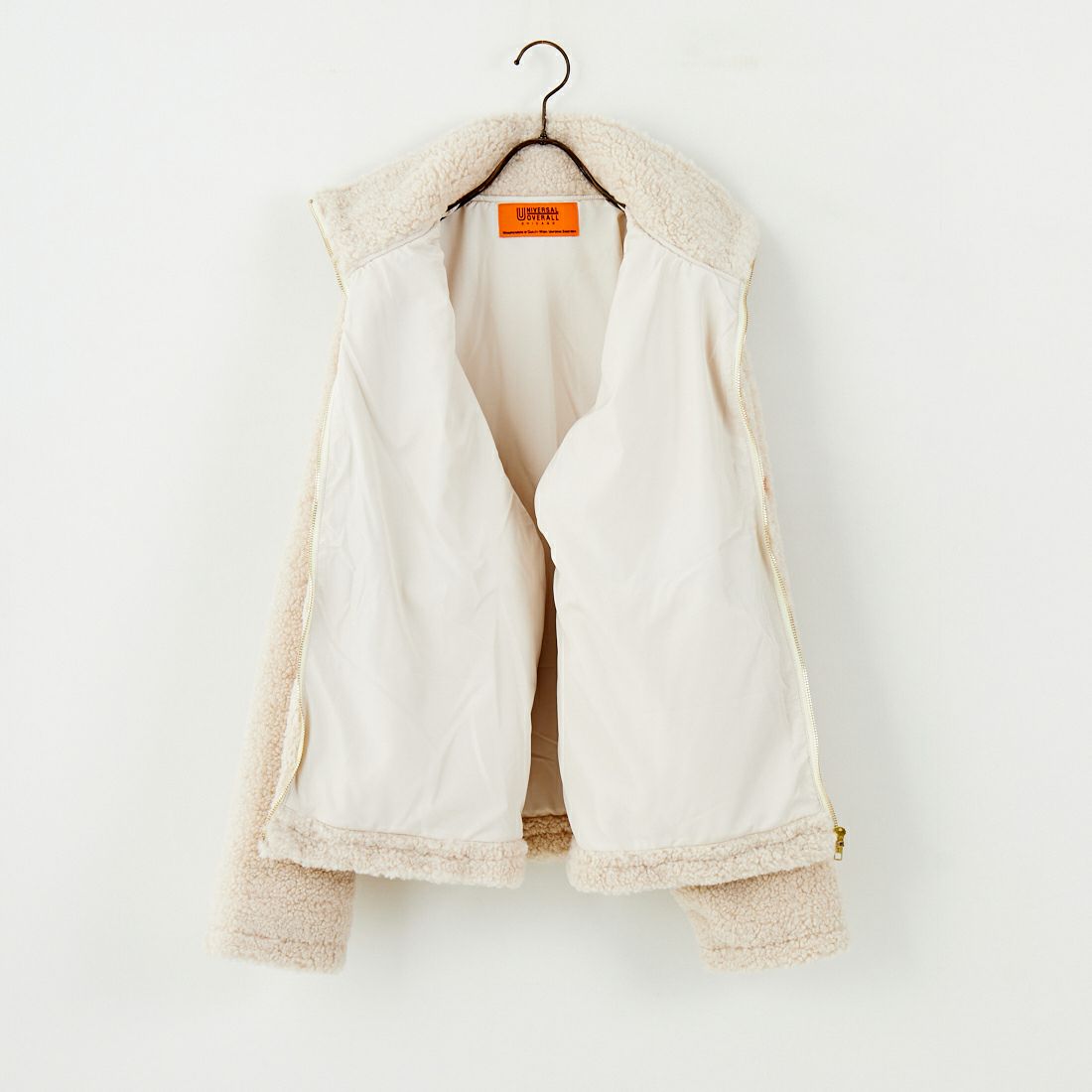 UNIVERSAL OVERALL [ユニバーサルオーバーオール] 別注 カールボアブルゾン [U2532400IN-JF] IVORY