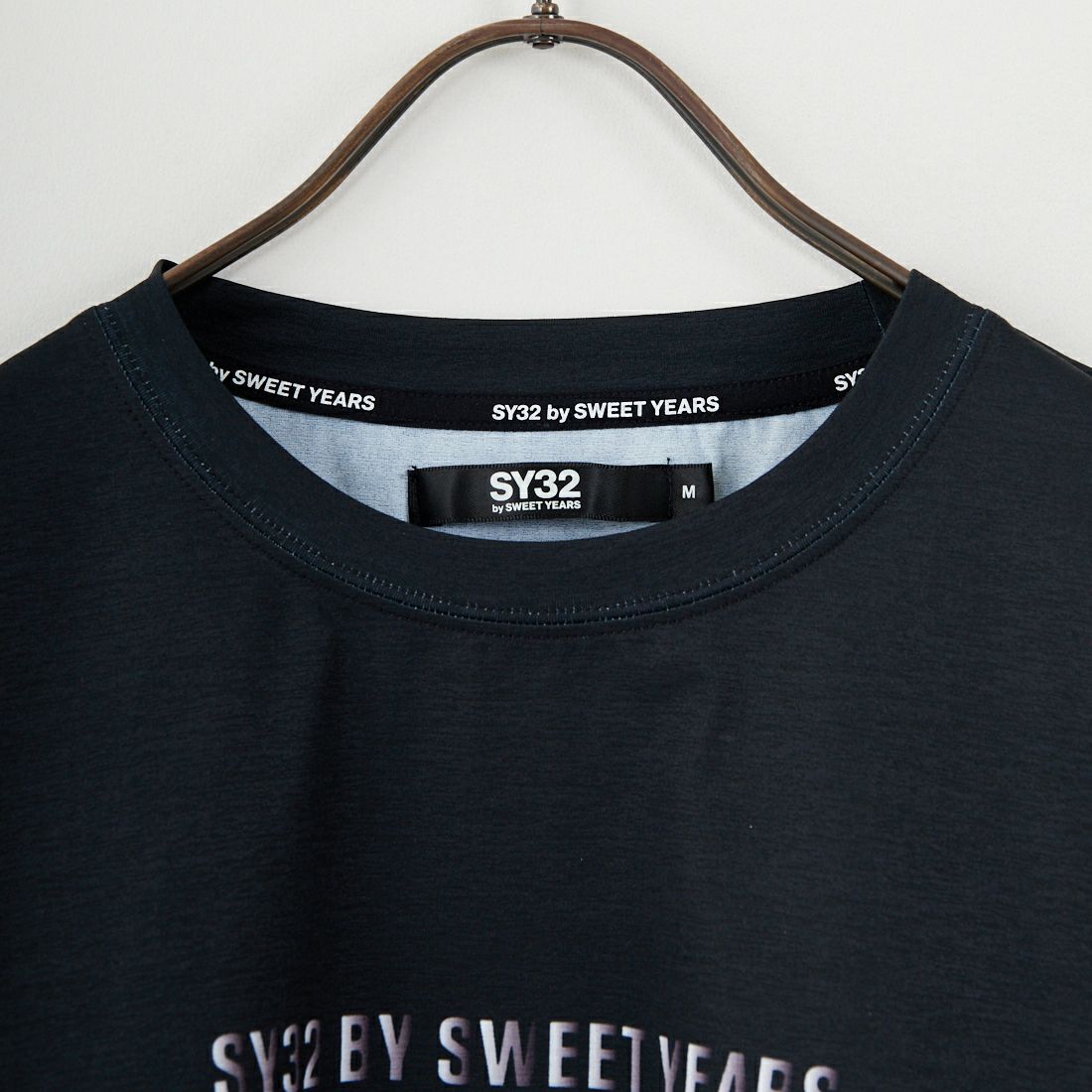 SY32 [エスワイサーティトゥ] グラデーションロゴ ロングスリーブTシャツ [15507] BLACK