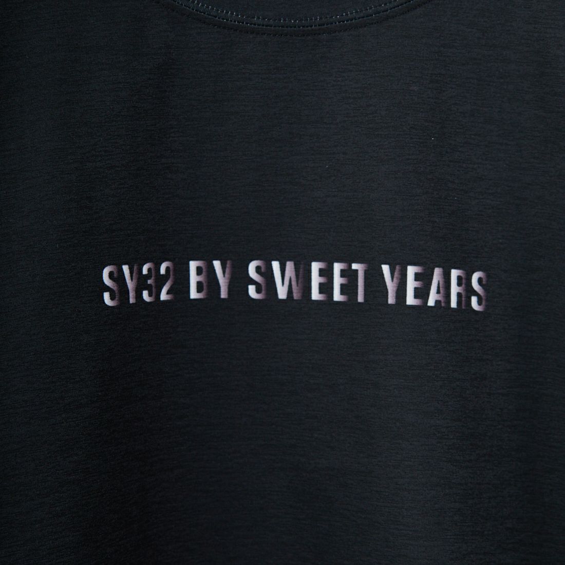 SY32 [エスワイサーティトゥ] グラデーションロゴ ロングスリーブTシャツ [15507] BLACK