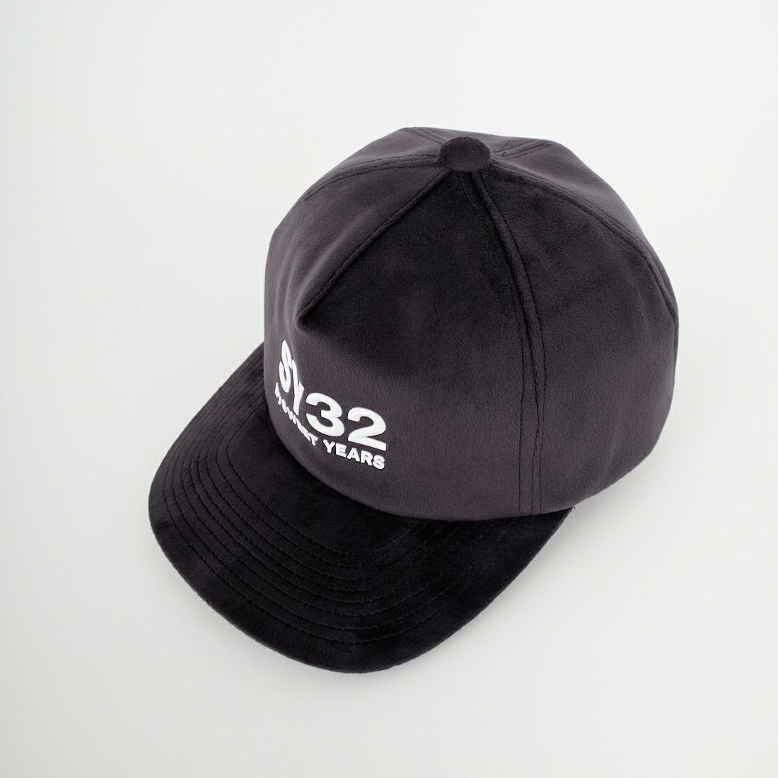 SY32 [エスワイサーティトゥ] ベロア 3レイヤーキャップ [15533] BLACK