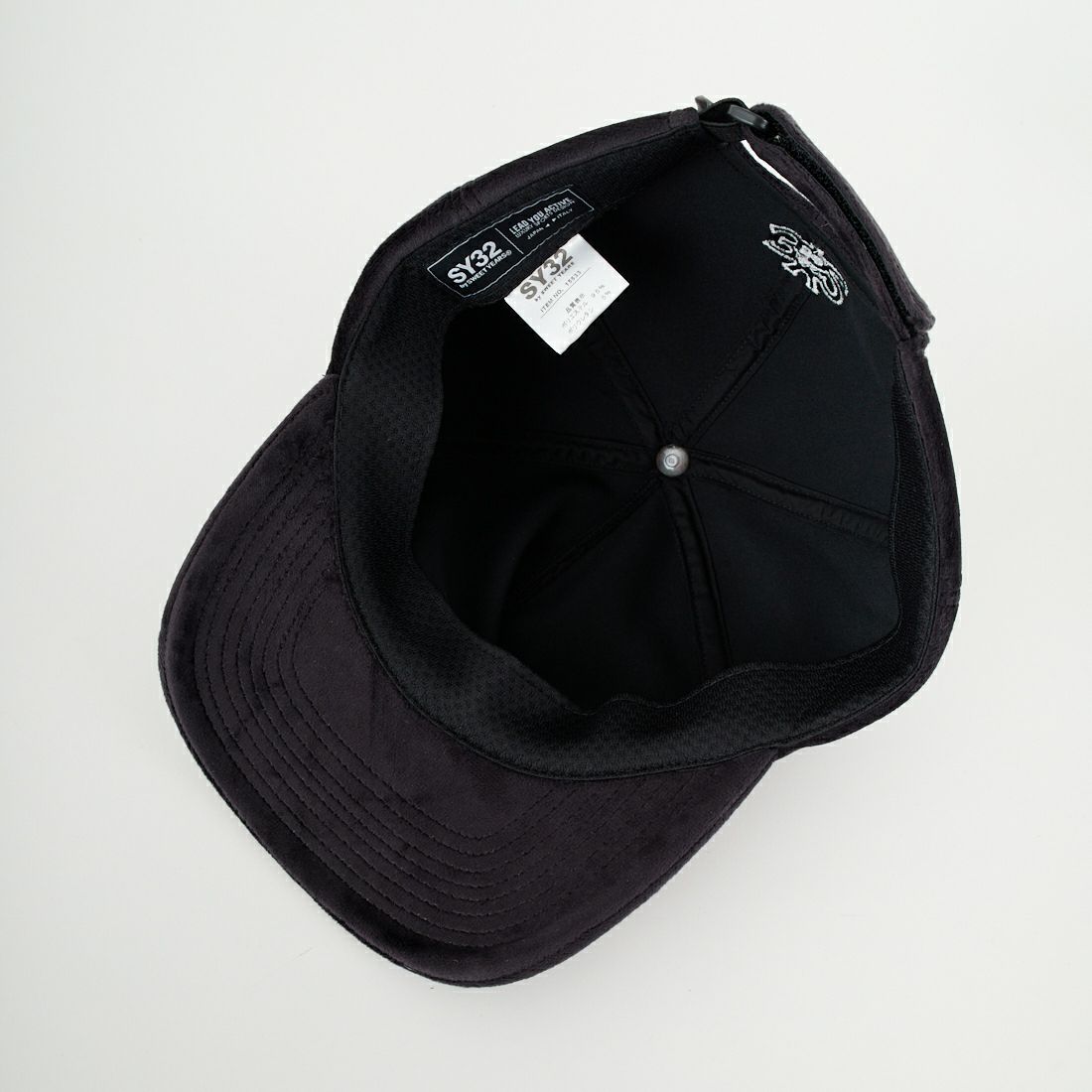 SY32 [エスワイサーティトゥ] ベロア 3レイヤーキャップ [15533] BLACK