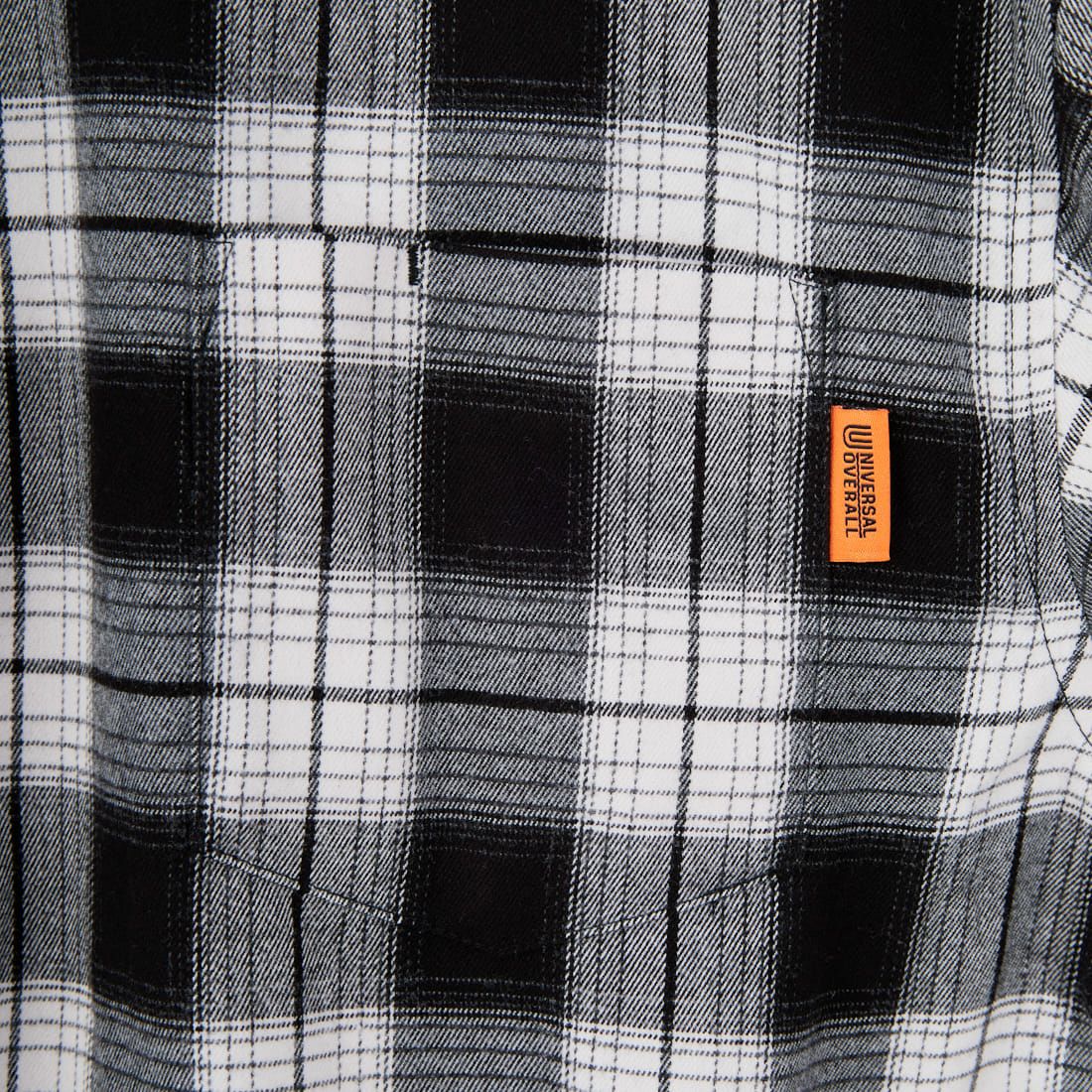 UNIVERSAL OVERALL [ユニバーサルオーバーオール] 別注 ビッグシルエットパジャマシャツ [U2511100IN-JF] BLACK