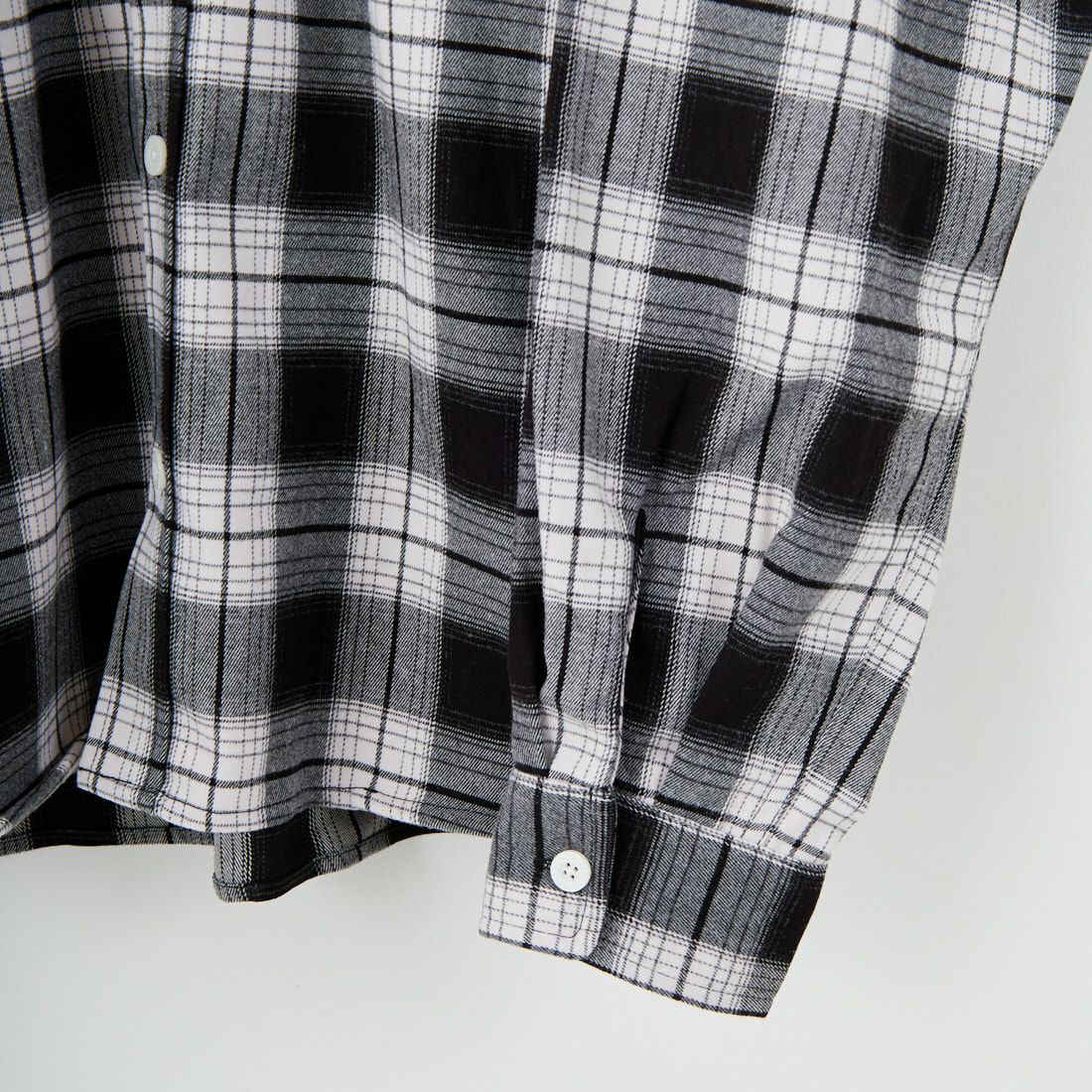 UNIVERSAL OVERALL [ユニバーサルオーバーオール] 別注 ビッグシルエットパジャマシャツ [U2511100IN-JF] BLACK