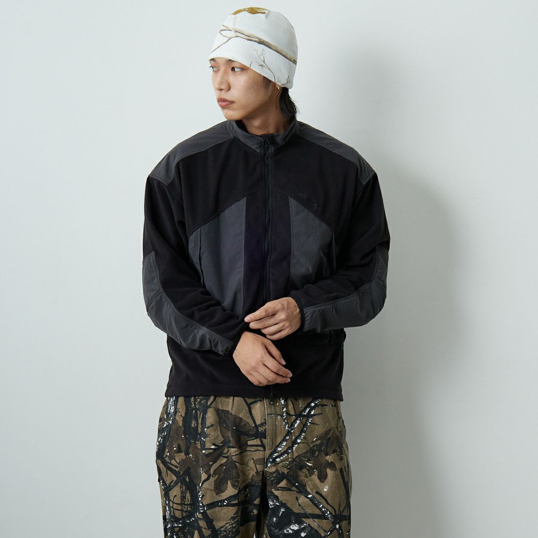 Marmot [マーモット] アルピニストテックセーター [MTFW25MFL032] BLACK &&モデル身長：179cm 着用サイズ：M&&