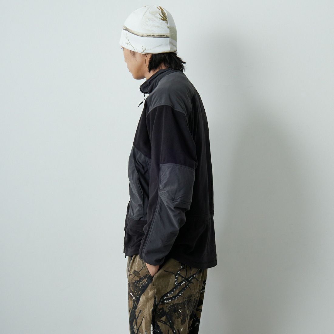 Marmot [マーモット] アルピニストテックセーター [MTFW25MFL032] BLACK &&モデル身長：179cm 着用サイズ：M&&