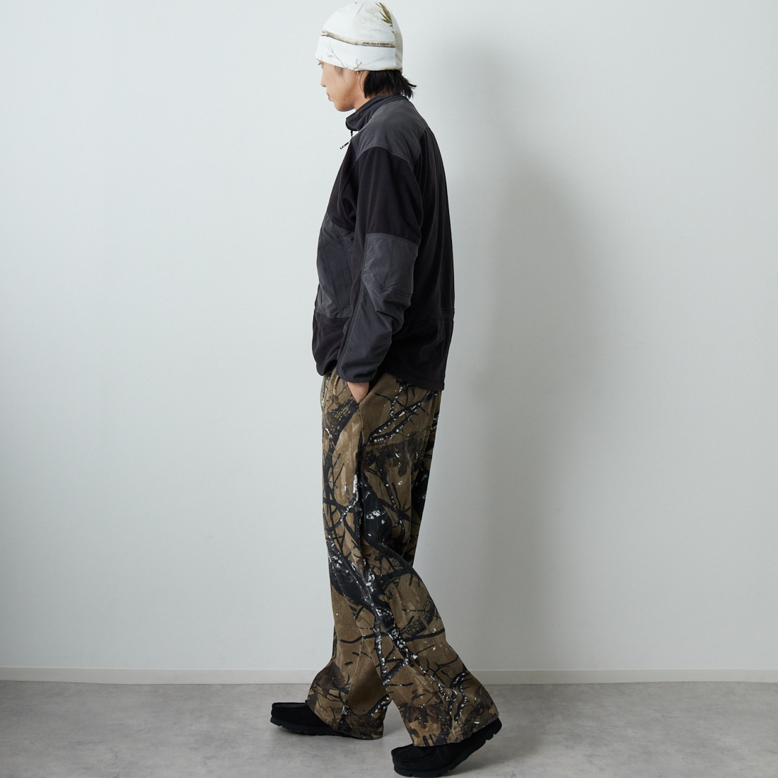 Marmot [マーモット] アルピニストテックセーター [MTFW25MFL032] BLACK &&モデル身長：179cm 着用サイズ：M&&