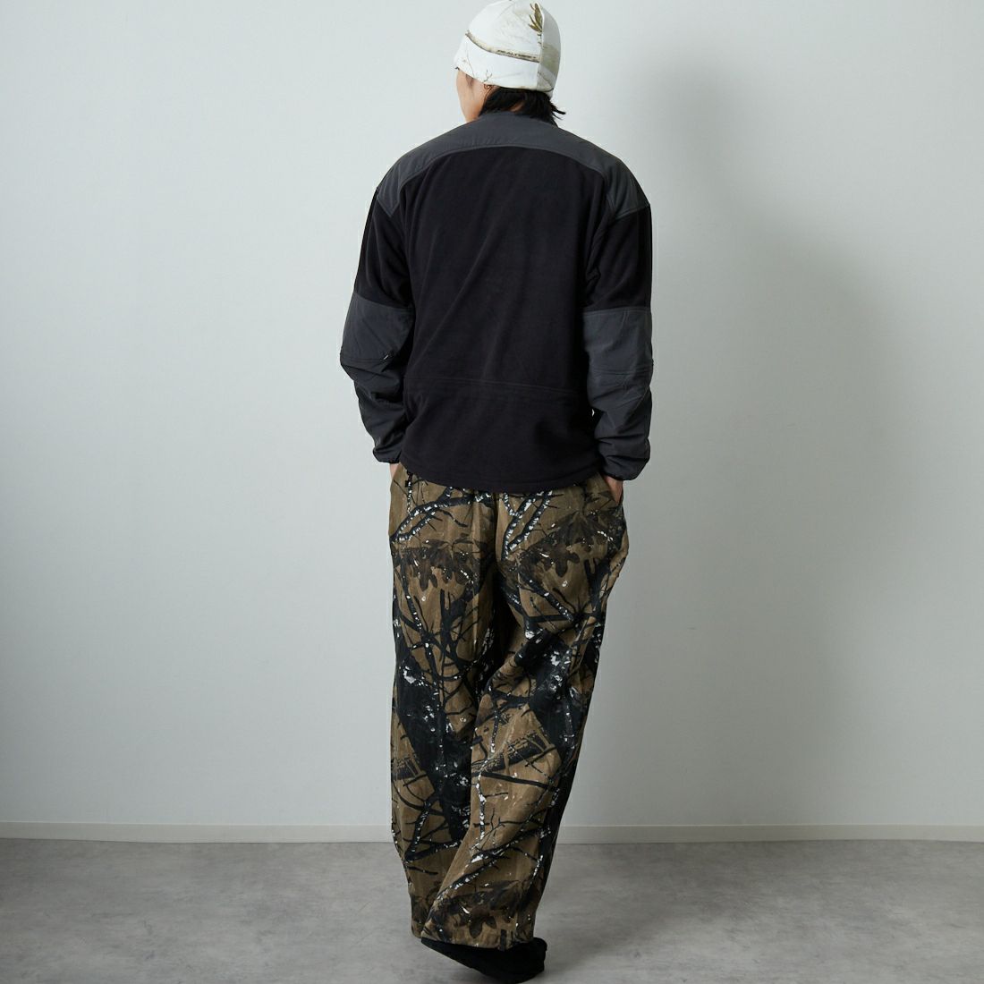 Marmot [マーモット] アルピニストテックセーター [MTFW25MFL032] BLACK &&モデル身長：179cm 着用サイズ：M&&