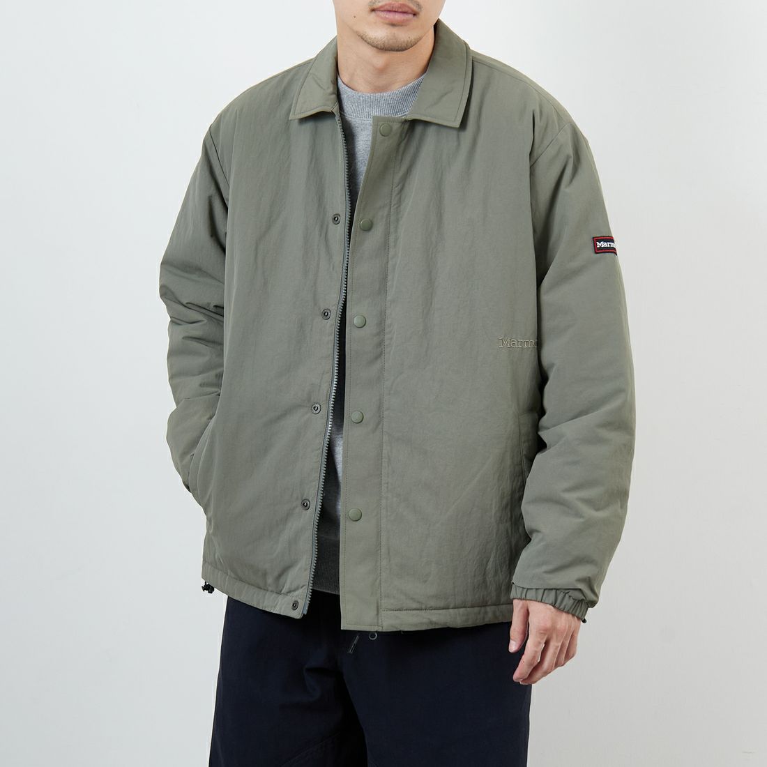 KHAKI&&モデル身長：168cm 着用サイズ：M&&