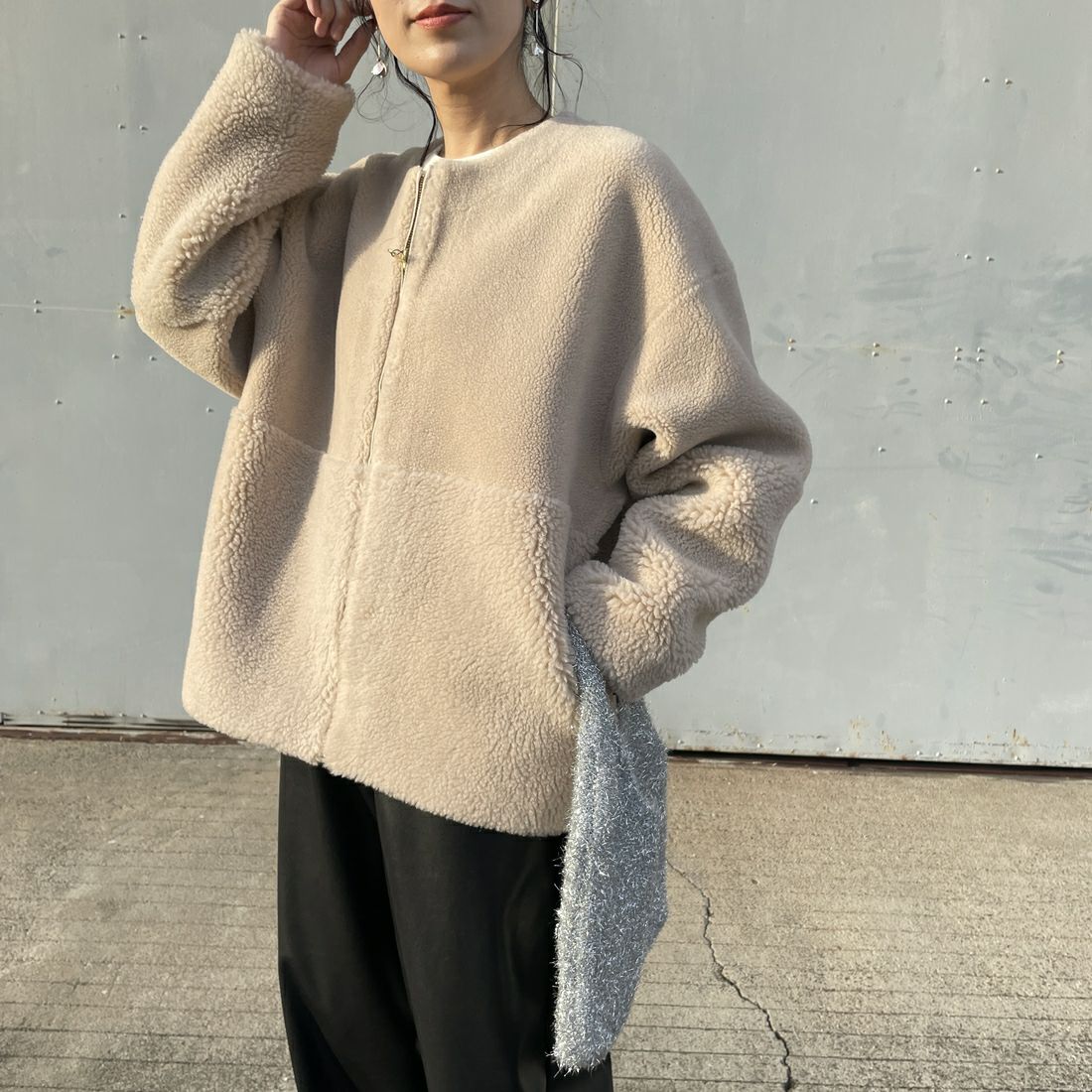 BEIGE&&モデル身長：160cm 着用サイズ：F&&