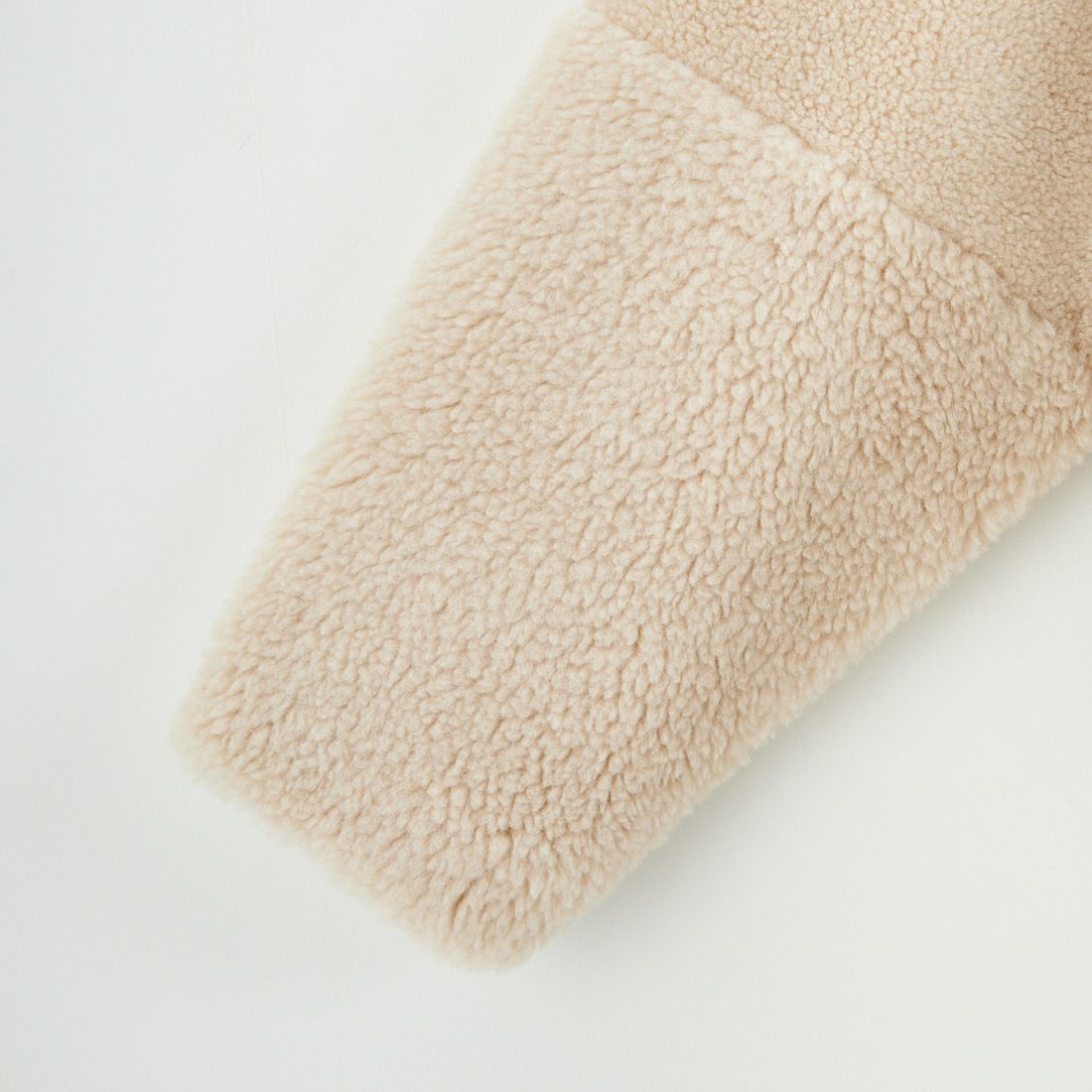 MICA&DEAL [マイカアンドディール] リバーシブルノーカラーボアコート [0125307267] BEIGE