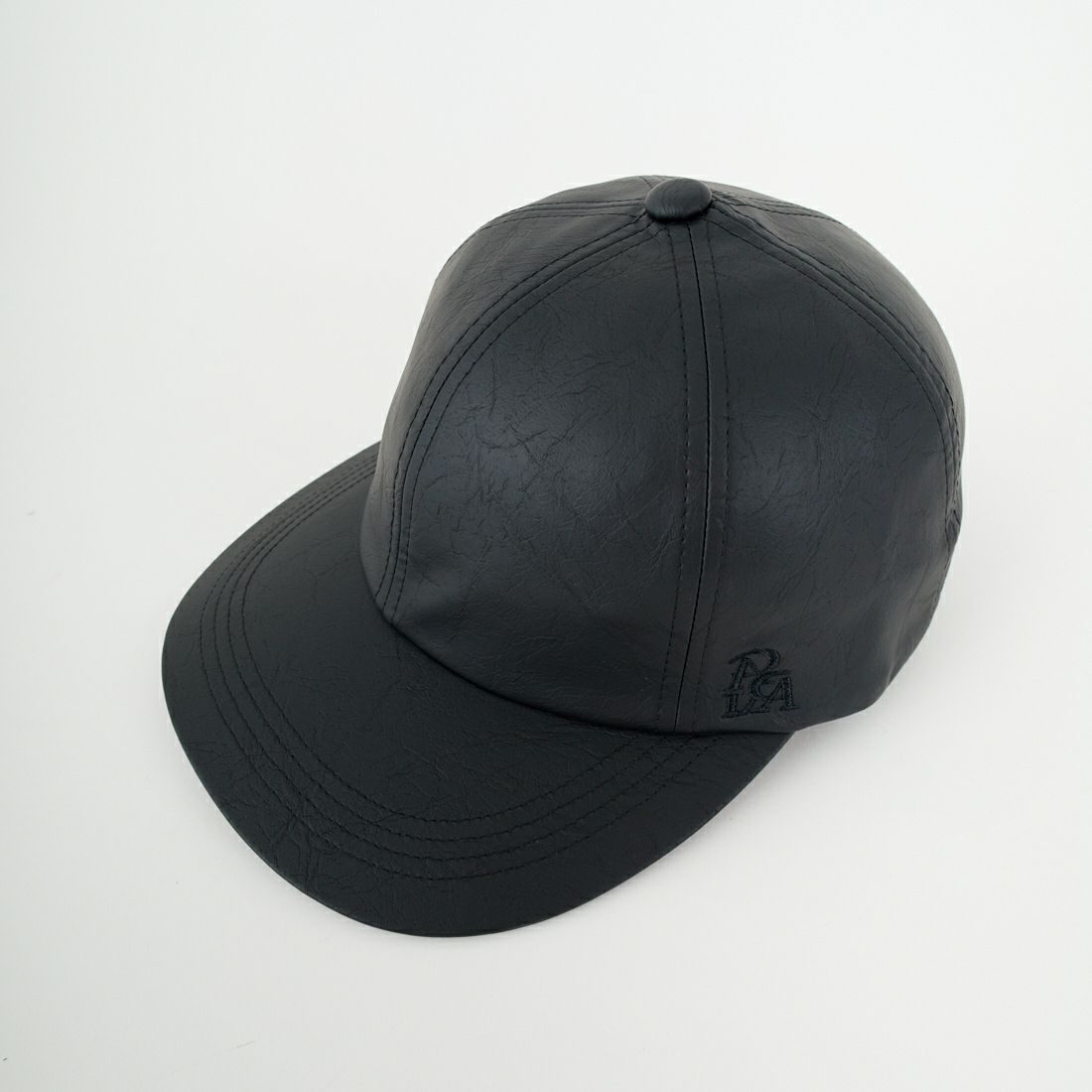 RACAL [ラカル] フェイクレザーキャップ [RL-25-030W] BLACK