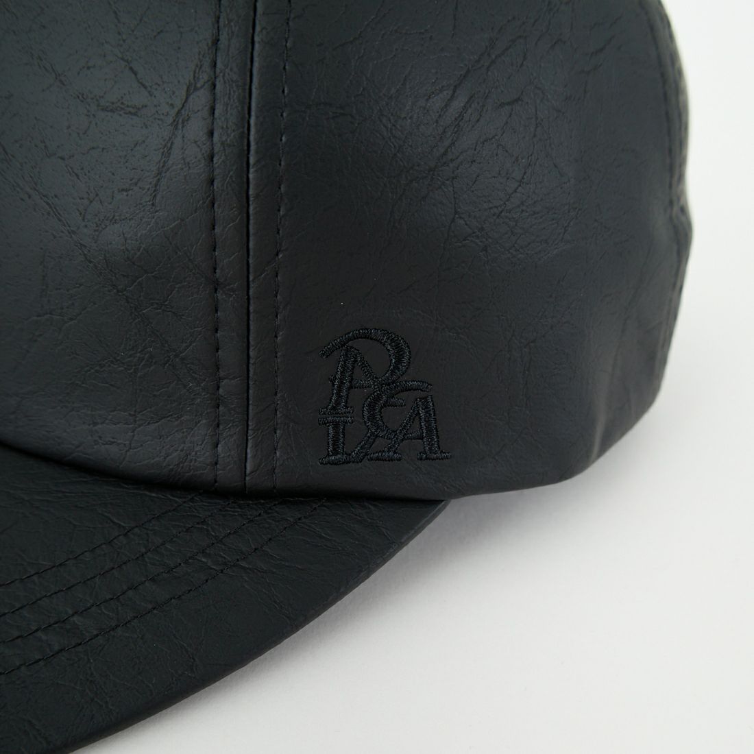 RACAL [ラカル] フェイクレザーキャップ [RL-25-030W] BLACK