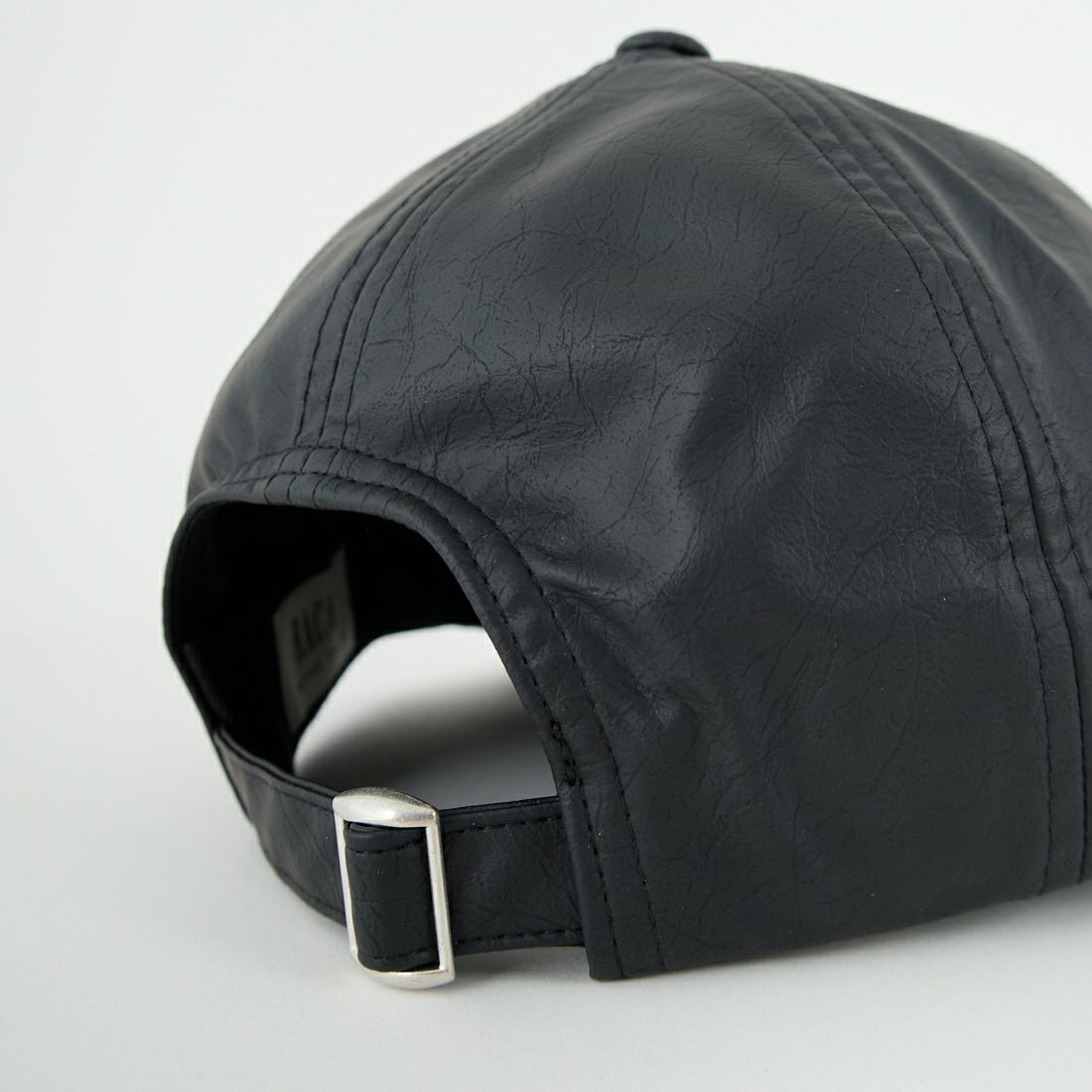 RACAL [ラカル] フェイクレザーキャップ [RL-25-030W] BLACK