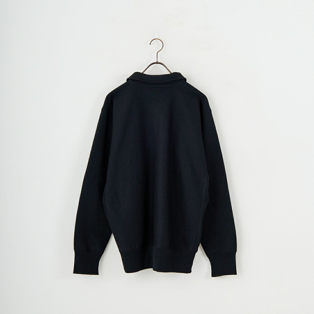 A VONTADE [アボンタージ] ハーフジップリバースウィーブスウェット [VTD-0621-CS] 10 BLACK