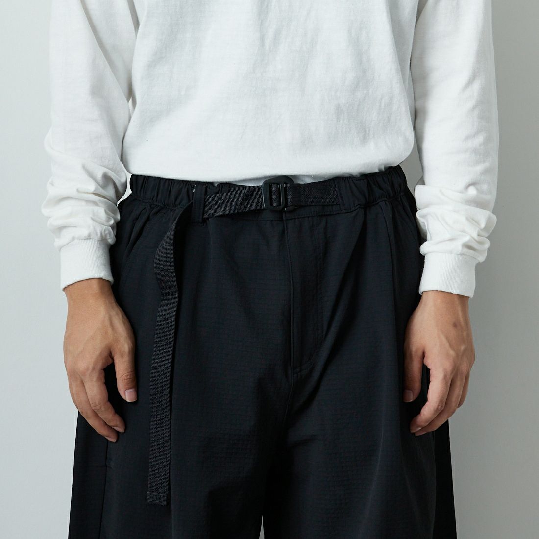 MIZUNO [ミズノ] ウォーターリパレントストレッチワイドテーパードパンツ [B2MFC502] 09 ﾌﾞﾗｯｸ