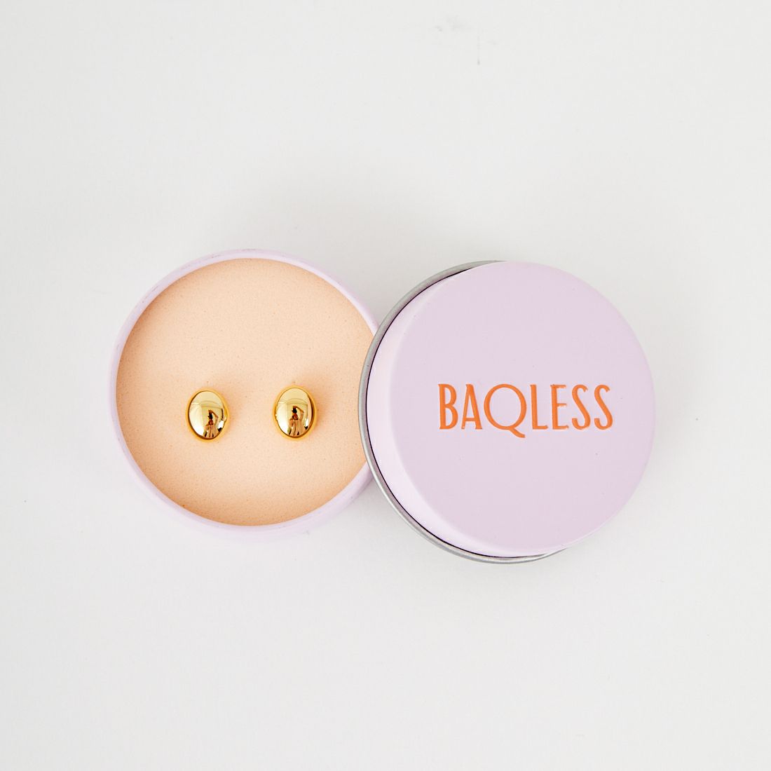 Baqless [バックレス] アミティ エッグ ゴールド ピアス [AM-EG-YG] GOLD