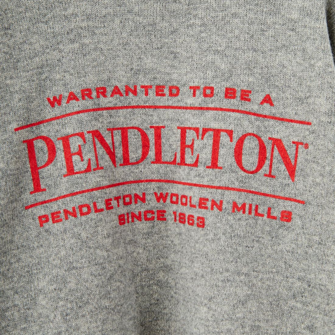 PENDLETON [ペンドルトン] ロゴプリントクルーネックニット [5575-2002] 19 ASH GRY